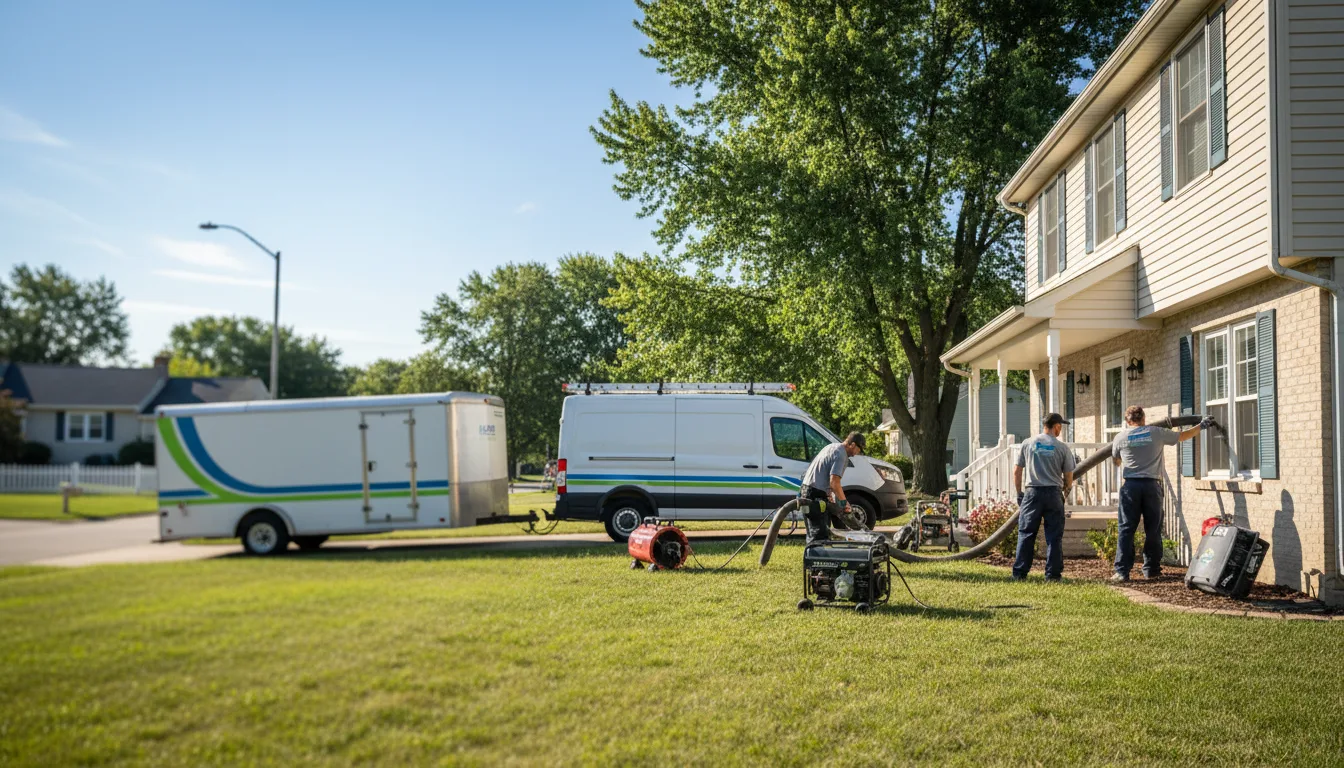 Flooded Basement Restoration And Cleanup With Repair in Farragut, IA near me